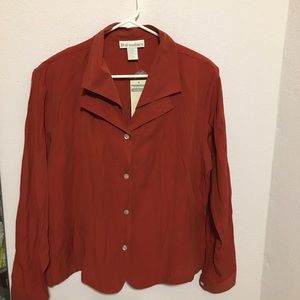 NWT double collared XL blouse shoulder pads!